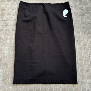 Audrey Talbott Carmel Pencil Skirt Womens 12 Brown Office Workwear Straight NWT